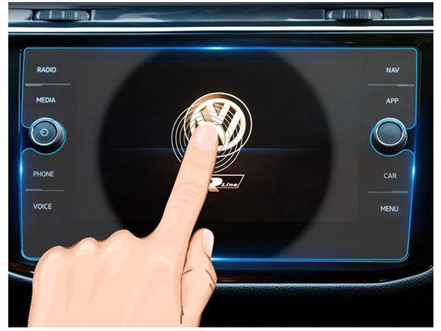 2018 Volkswagen Tiguan VW Touch Screen Car Display Navigation Screen Protector R RUIYA HD Clear TEMPERED GLASS Car In-Dash Screen Protective Film 8-Inch