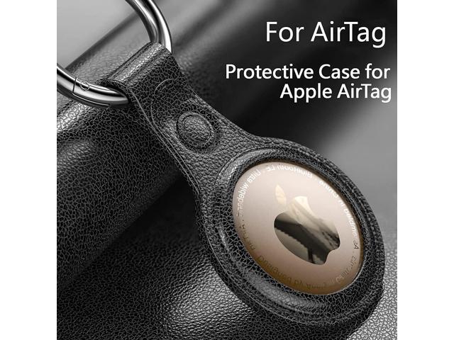 2021 Cnarery AirTag Holder AirTag Cover Orange and Red AirTag Keychain Easy to Install Anti-Lost Case with Keychain AirTag Case 2 Pack 