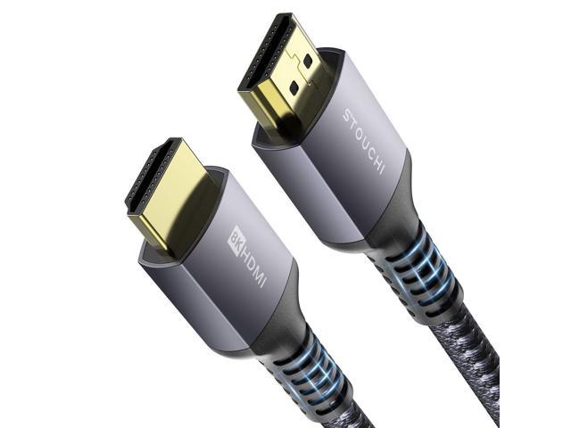 8K HDMI 2.1 Cable 4ft, Stouchi 48Gbps Ultra Speed HDMI Cord 8K60 4K120 144Hz RTX 3090 eARC HDR10 HDCP 2.2&2.3 Dolby with Playstation 5/PS5/Xbox Series X/Samsung/Sony/LG/Roku/TCL TV - Newegg.com