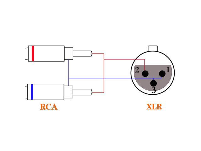 Rca в xlr схема