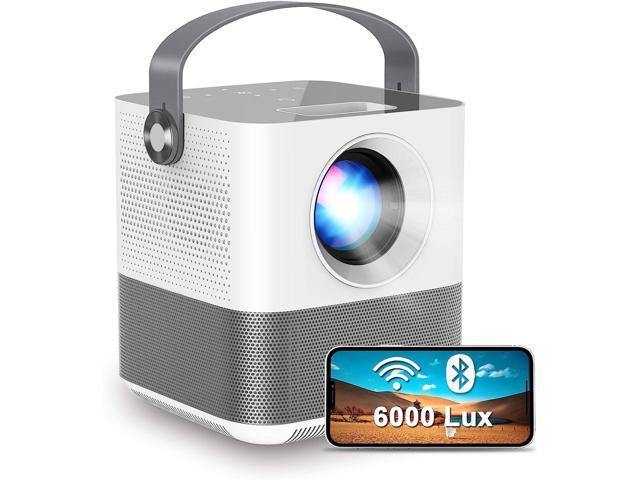 attribuut Darts Leger FANGOR WiFi Projector, 200" Display&1080P Supported, 360° Speaker/Bluetooth,  6000L Portable Wireless Mini Projector for Outdoor Movie, Sync Smartphone  Screen via WiFi/USB Cable, for iOS/Android - Newegg.com
