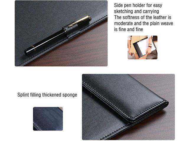 HONGYIFEI2021 Desktop File A4 and Letter Paper Size Leather File 