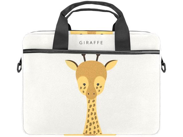 Funny Giraffe Laptop Shoulder Messenger Bag,Portable Laptop Sleeve with Handle MacBook 14Inch Tablet Carrying Case with Shoulder & Back Belt Funny Giraffe Laptop Shoulder Messenger Bag,Portable Laptop Sleeve with Handle MacBook 14Inch Tablet Carrying Case with Shoulder & Back Belt