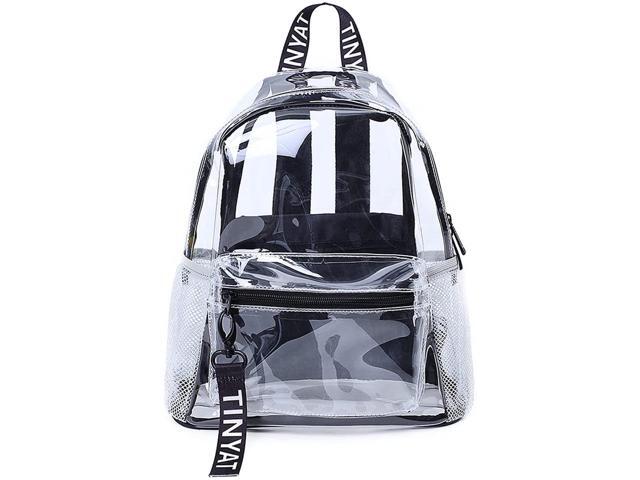 small clear bookbag