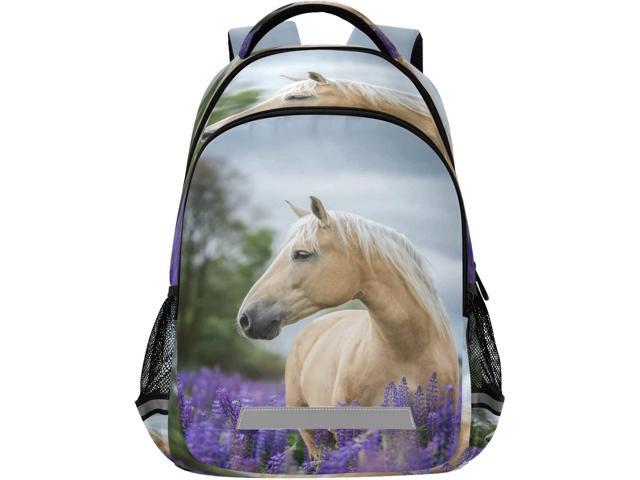 horse print backpack