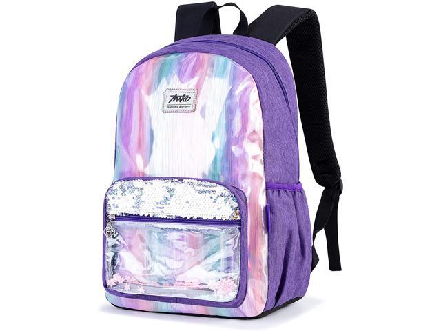 backpack with clear pocket