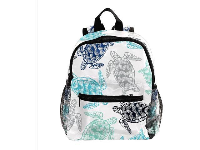 turtle with backpack cartoon