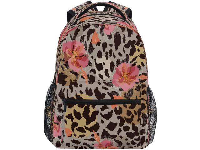 Watercolor Animal School Bookbags Computer Daypack for Travel Hiking Camping Laptop Backpack Boys Grils 