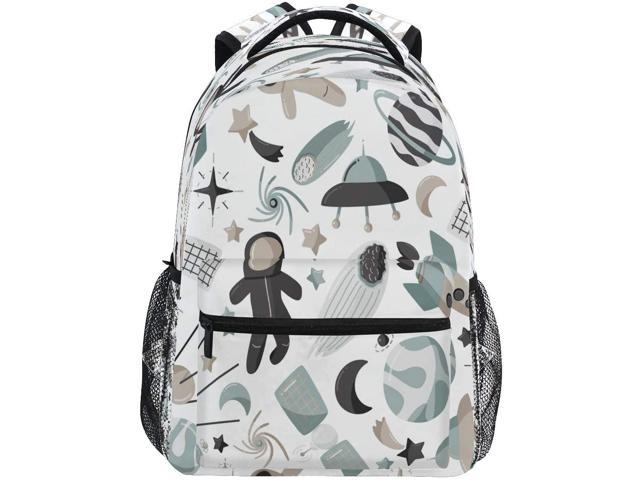 Laptop Backpack Boys Grils Ice Cream Seamless Pattern School Bookbags Computer Daypack for Travel Hiking Camping 