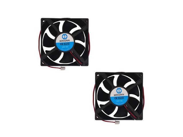 80mm 80x25mm DC 24V 2P Fan Cord Guard PC CPU Computer Case Cooling Fan