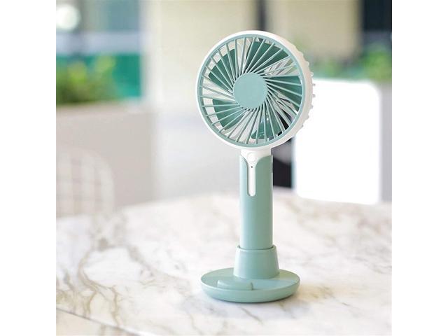 Color : Blue MYYM-OD USB Fan Mini Handheld Fan Desktop Mobile Phone Bracket Charging Fan Summer Fan