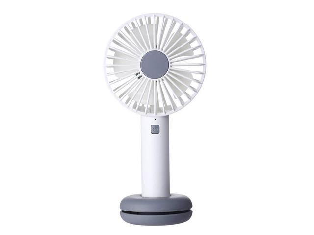 XIAOF-FEN Donut USB Fan Portable Handheld Table Fan Mini Personal Fan Desktop Fan with Detachable Silicone Base USB Fan Color : Pink