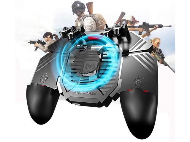 Mobile Game Controller Compatible with Android & Phone for PUBG/Knives Out Mobile Controller,COOBILE Sensitive Shoot and Aim Triggers for L1R1 Mobile Game Trigger Joystick Black 