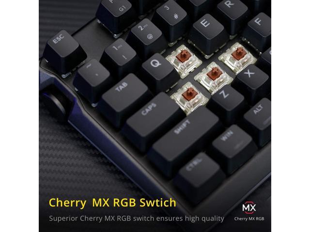 Cherry MX Silent Red Switch, Te 87K US Layout DREVO BladeMaster Te Cherry MX Clavier M/écanique Gamer