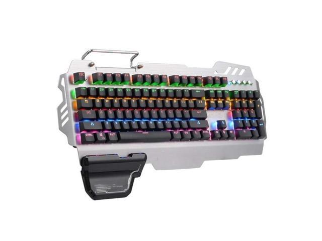Ybriefbag-Accessories 104 Keys Blue Switch Colorful Backlit Mechanical Gaming Keyboard Color : Photo Color, Size : One Size