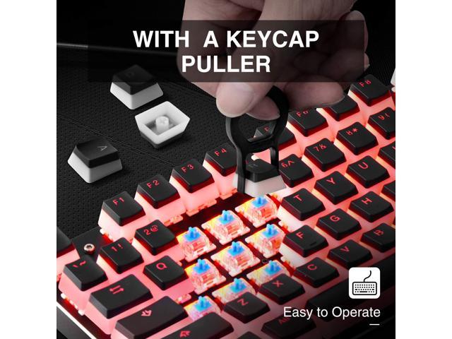 Havit Keycaps Double Shot Backlit PBT Pudding Keycap Set with 
