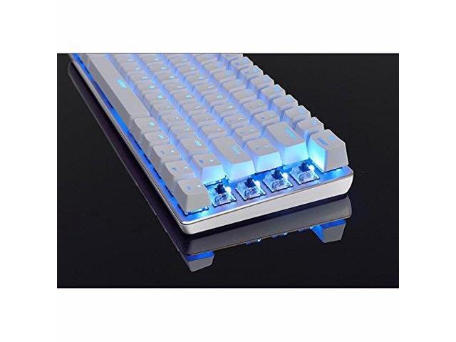 MengY Mechanical Gaming Keyboard Blue Switch RGB Luminous Wired Keyboard 82 Key Pink Color : Pink