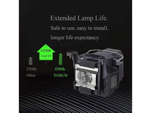 ELPLP89 Replacement Bulb Lamp with Housing Fit for Epson PowerLite Home Cinema 5040UB 5040UBE 5050UB 6040ub 5050UBe 4010 