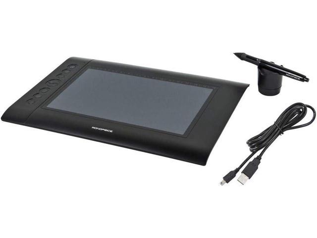 Monoprice 10 x 6.25-inch Graphic Drawing Tablet (4000 LPI, 200 RPS, 2048  Levels)