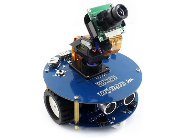 Waveshare AlphaBot2 Robot Building Kit for Raspberry Pi Zero WH with  Controller Zero WH Built-in WiFi pre-soldered Headers Line Tracking  Obstacle 