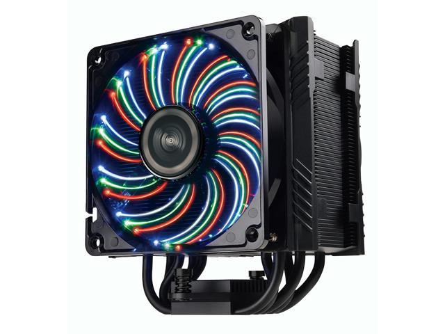 Enermax Ets N30 Ll Compact Intel Amd Cpu Cooler With Direct Heat Pipes Ets N30r He 3 Heat Pipes Newegg Com