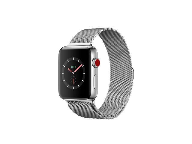 apple watch series 3 42mm stainless steel milanese loop