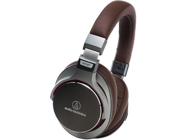 Audio-Technica SonicPro Gunmetal ATH-MSR7 3.5mm Connector Circumaural SonicPro Over-Ear High-Resolution Audio Headphones