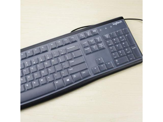 New Clear Silicone Keyboard Protector Cover Skin Guard for Logitech MK120 K120 