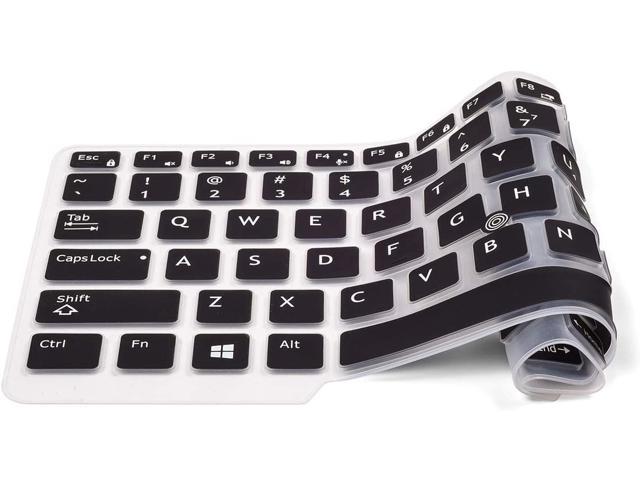 Black Silicone Keyboard Cover Skin Compatible with Dell Latitude 14 5480 5490 7490 Laptop & 14 Dell Latitude 3340 E3340 E5490 E5491 E5450 E5470 E7450 E7470 7480 E7480 with Pointing 