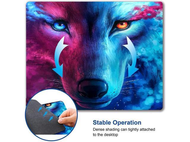  General Best Cool Wolf Dream Catcher Eco Friendly Cloth with  Neoprene Rubber Mouse Pad Desktop Mousepad Laptop Mousepads Comfortable  Computer Mouse Mat : Office Products