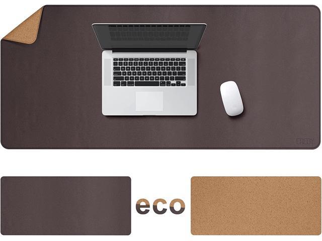 Desk Mat Mouse Pad Writing Double Sided Gaming Natural Cork Laptop Rollable 