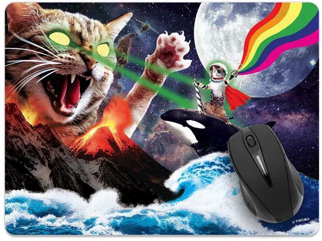 Art Design Rectangle Non-Slip Rubber Mice Mouse Pad for Home Office Gaming Desk 