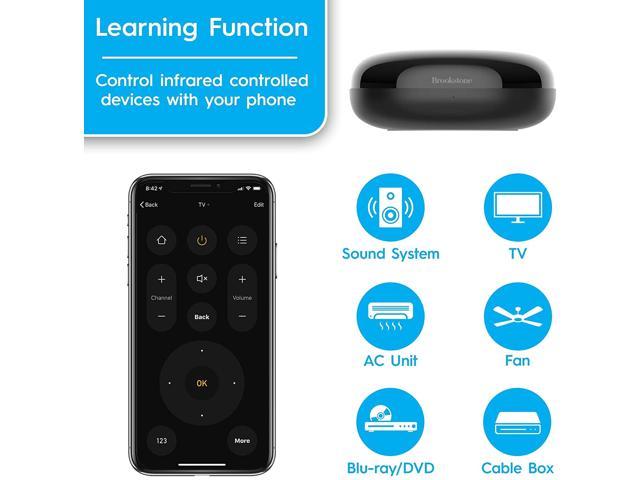 Brookstone Smart IR Controller – Alexa and Google Assistant Compatible Universal  Remote Control for Infrared Controlled Devices and Appliances - Newegg.com