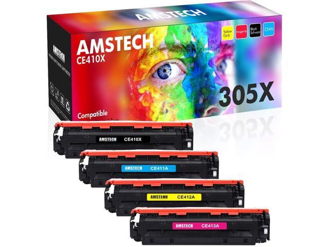 Hound Civilize forgiven Amstech Compatible Toner Cartridge Replacement for HP 305A 305X CE410A  CE410X Laserjet Pro 400 Color M451dn M451dw M451nw MFP M475dw M475dn Pro  300 M375nw Printer (Black Cyan Yellow Magenta 4-Pack) - Newegg.com