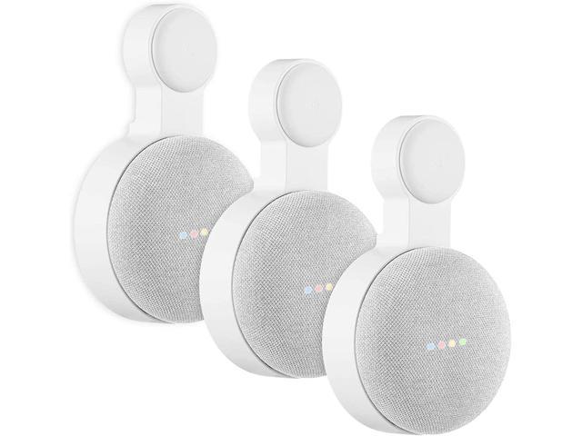 Outlet Wall Mount Holder for Google Home Mini and Google Nest Mini 3 Pack Perfect Space-Saving Cord Management for Google Home Mini Voice Assistant 
