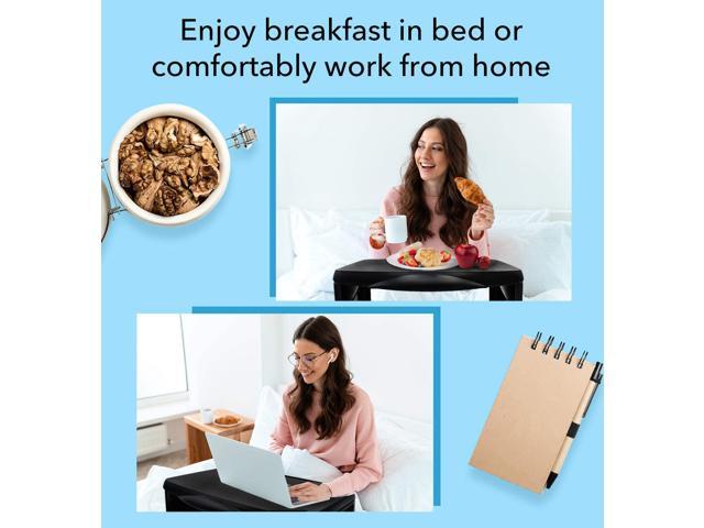 Homework 17” x 12” Portable and Lightweight Lap Table Tray with Storage Space Perfect for Travel Stellar Made Laptop Stand for Bed and Kids Lap Desk Writing Suitable for Adults and Children 