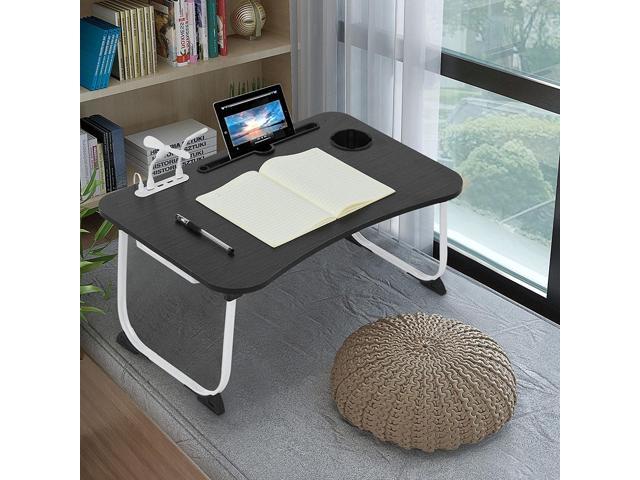 Laptop Table Stand Folding Desk Bed Computer Study Adjustable Portable Sofa Tray 