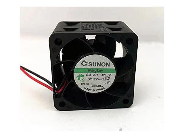 GM1204PQV1-8A SUNON 12V 40mm Fan, 12V 2.8W 4028 2-pin Server Fan ...