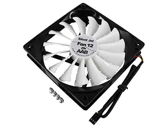 AAB Cooling Silent Jet Fan - Silent and Efficient Fan with 4 Anti-Vibration 120mm Case Fan, Quiet Fan, 12V, PC Fan, Air Cooler - Value Pack 3 Pieces - Newegg.com