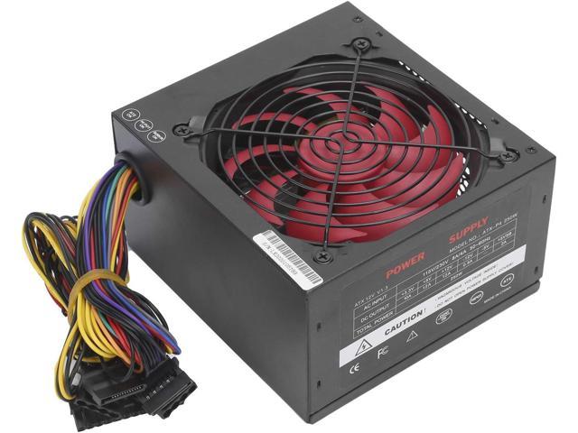 System Builder 500W PSU ATX Power Supply Unit 12cm Silent Fan for