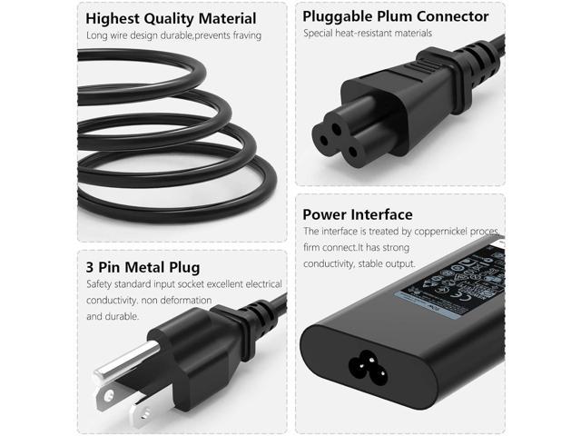 90w Usb C Ac Charger For Original Dell Latitude 3400,3500, 5289,5300 