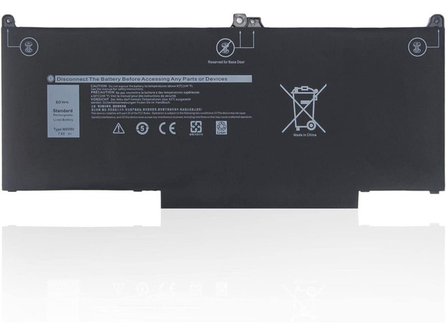 Batterie Dell Latitude 5310 - 6600mAh 7.60V Réf MXV9V - Occasion Testée