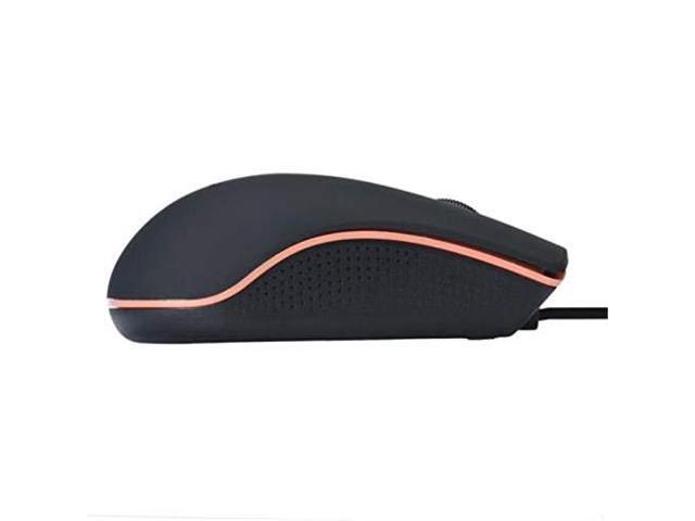 RENKUNDE USB Mouse Wired Gaming 1200 DPI Optical 3 Buttons Game Mice for PC Laptop Computer E-Sports 1M Cable USB Game M20 Wire Mouse Mouse Color : Black