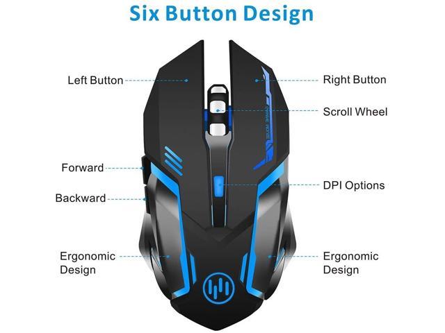 scettar wireless gaming mouse