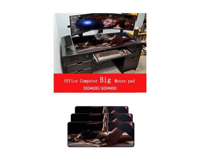 WHFDSBDFace Keyboard Gaming Large Mousepads Office Mice Gamer Soft Locking Edge Mouse Pad Gamer