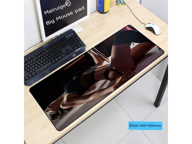 WHFDSBDFace Keyboard Gaming Large Mousepads Office Mice Gamer Soft Locking Edge Mouse Pad Gamer
