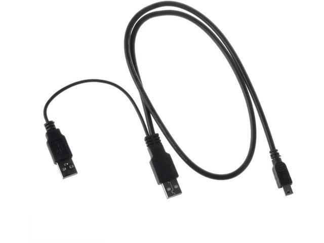 USB Y Charger+Data Cable Cord Lead For Garmin GPS Nuvi 3597/LM/T 2577/LT 2577LMT
