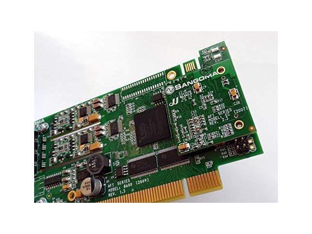 Sangoma B600 Non-Modular Analog Asterisk Voice PCI Card 4 FXO 1 FXS 0 EC
