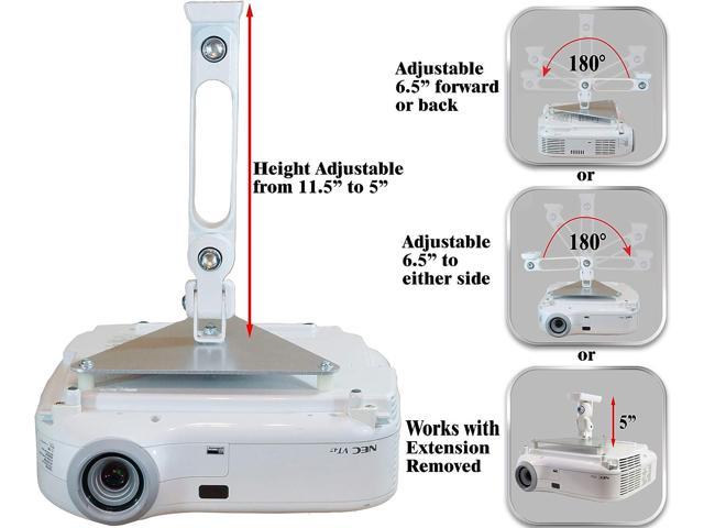 Projector-Gear Projector Ceiling Mount for OPTOMA H105 H180X HD20 HD20-LV HD21 HD23 HD25 