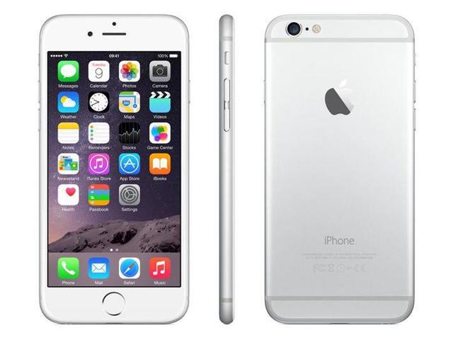 Refurbished: Apple iPhone 6 (MG4H2LL/A) 64GB White/Silver - GSM 